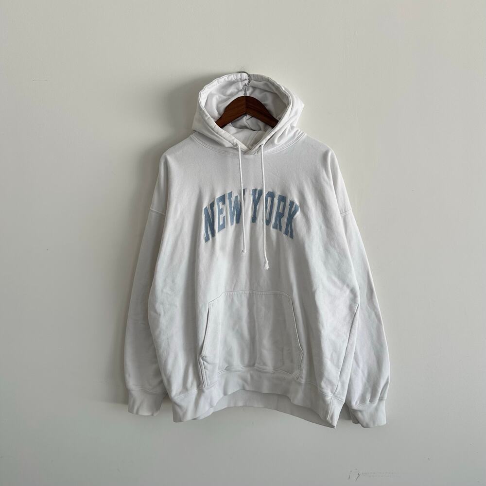 Brandy Melville New York White Hoodie